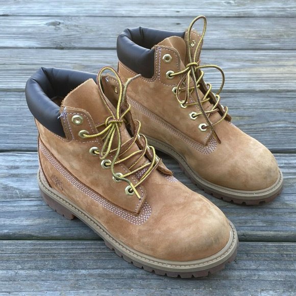 Timberland Kids Youth Boots Nubuck Leather Ankle Boots Size MISMATCH 2 / 1.5 M - Picture 12 of 12